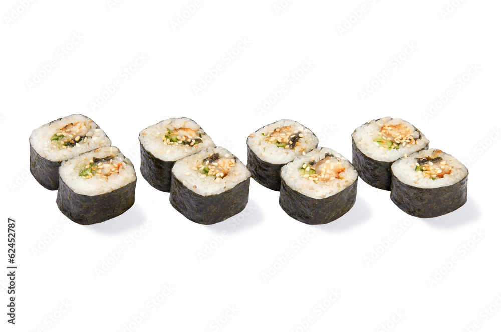 eel maki rolls