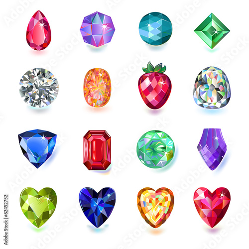 Colored gems