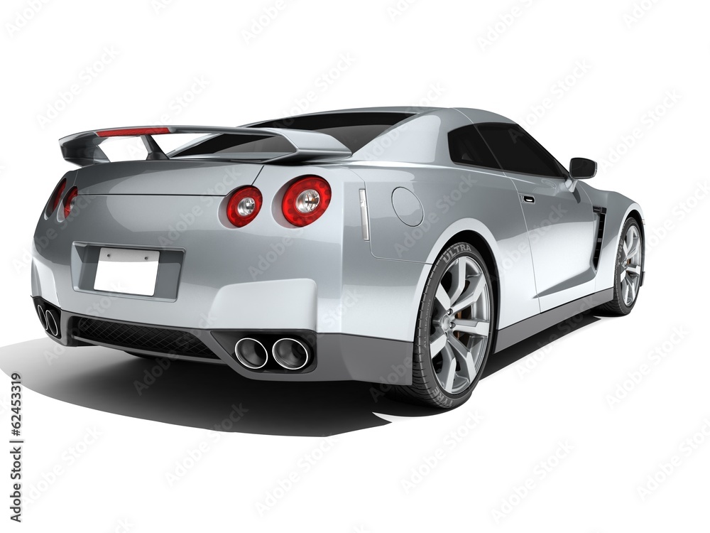 Sport car isolated on a white background