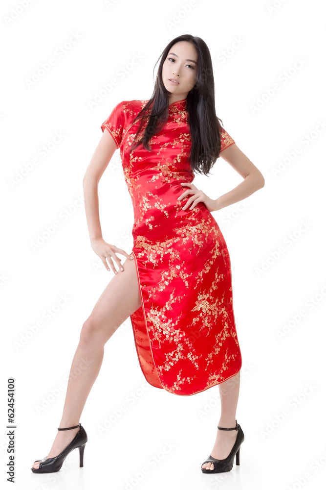 Sexy Chinese woman dress traditional cheongsam Sexy Chinese woman dress traditional cheongsam