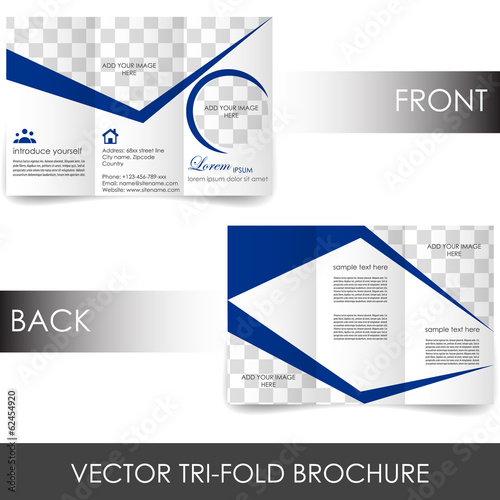 Tri-Fold corporate business store brochure