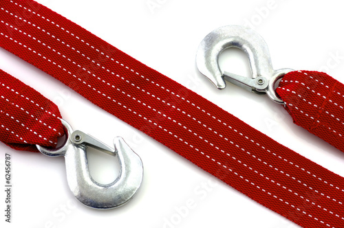 Towing rope isolated