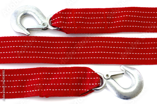 Towing rope isolated