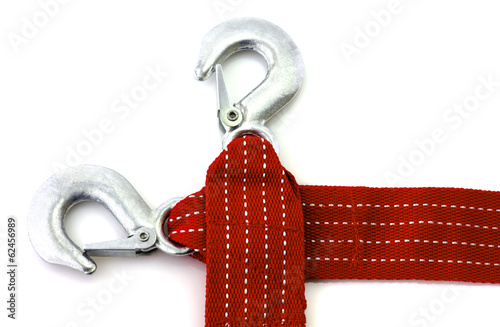 Towing rope isolated