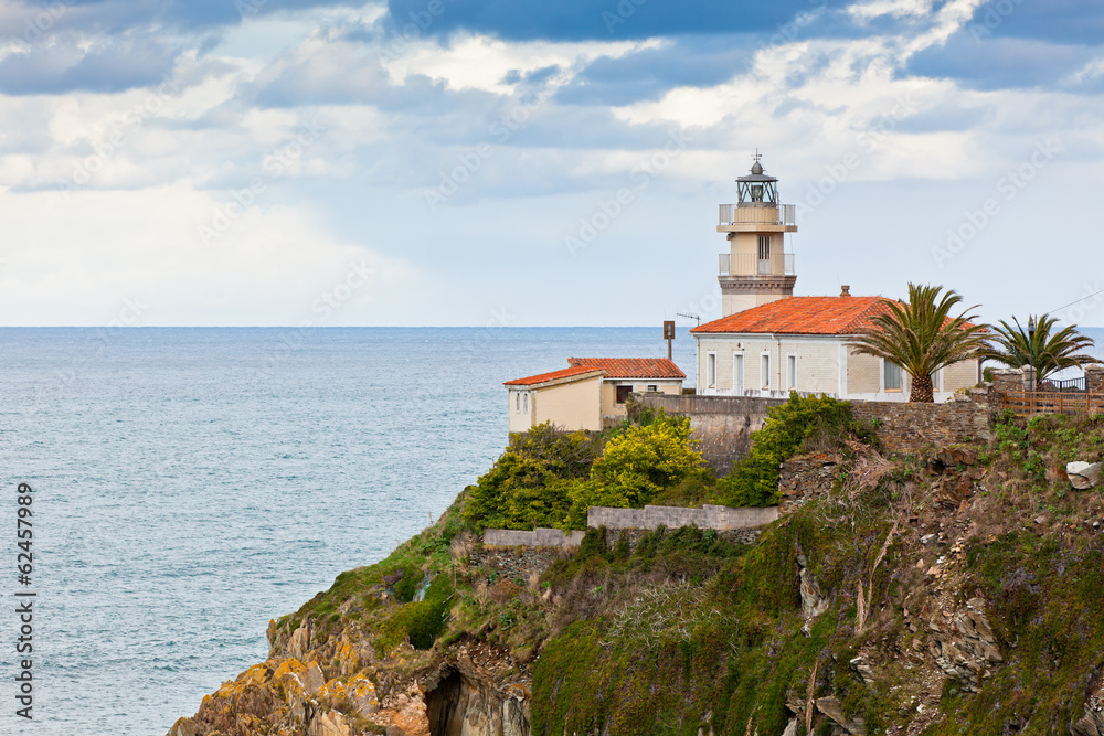 Lighthouse of Cudillero, Asturias, Northern Spain