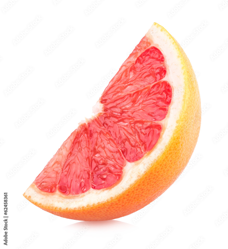 ripe grapefruit slice