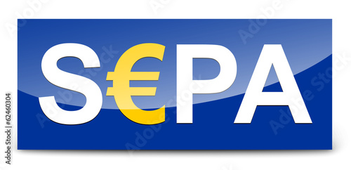 Sepa Schild mit langem Schatten