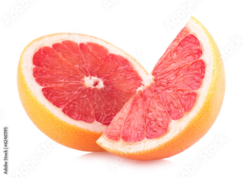 ripe grapefruit slices