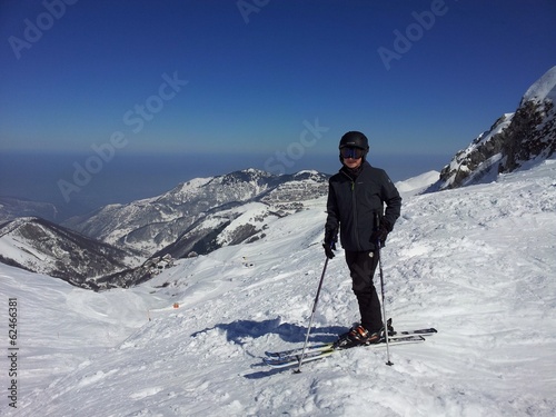sciatore ad Artesina