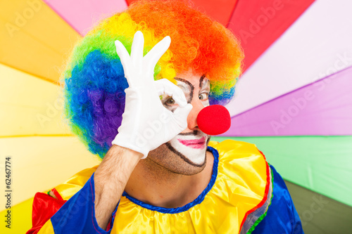 Obraz na plátně Funny clown
