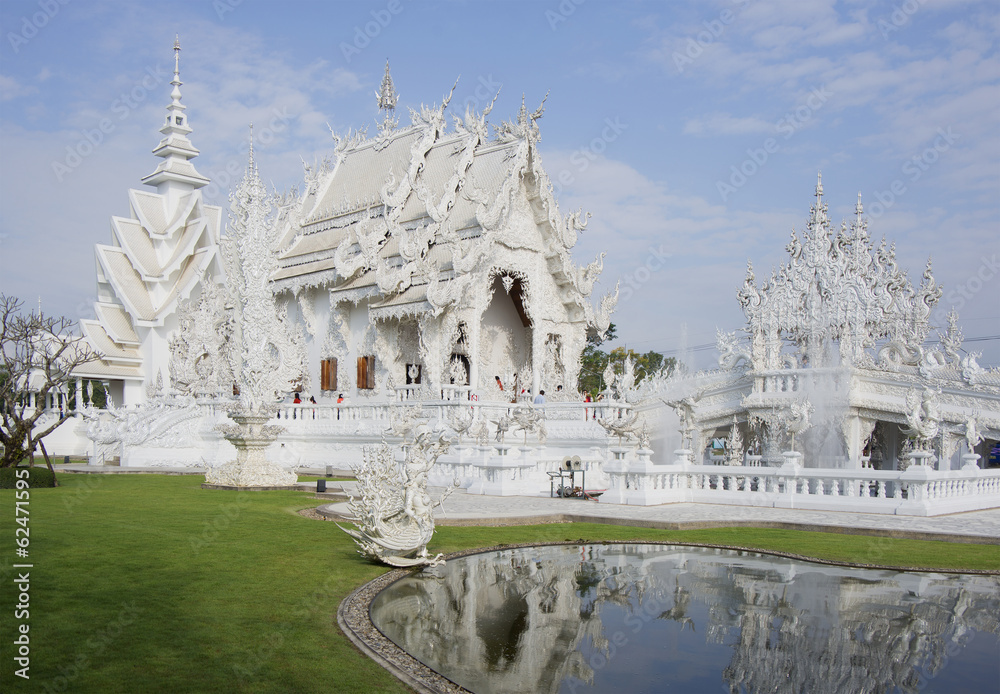 Wat Rong Khun (White Temple). Chiang Rai, Thailand