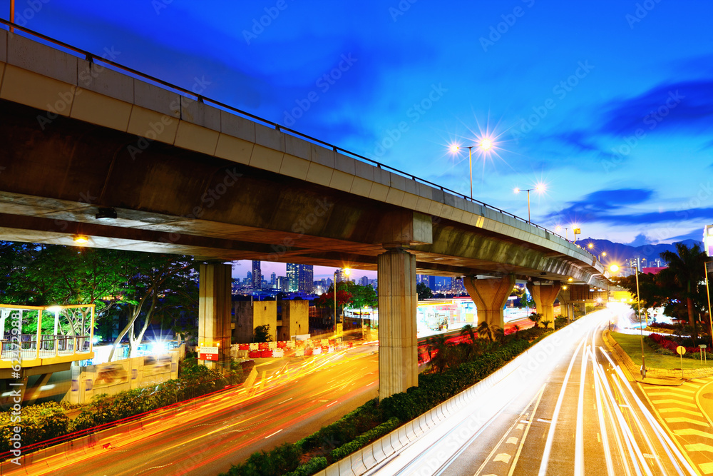 Highway in city Highway in city