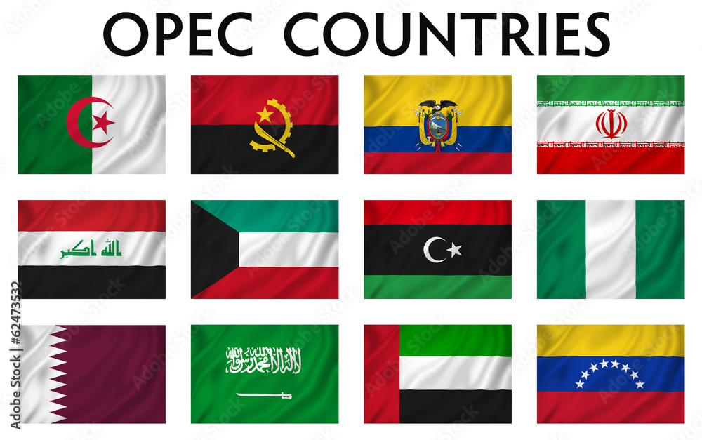 OPEC Counties Flags