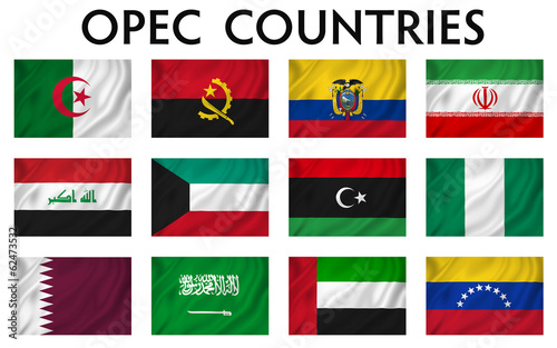 OPEC Counties Flags #62473532