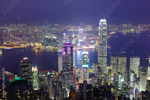 Hong Kong at night