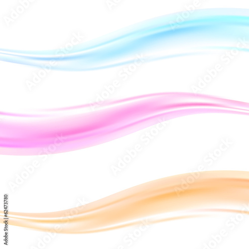 Abstract wave swoosh dividers templates