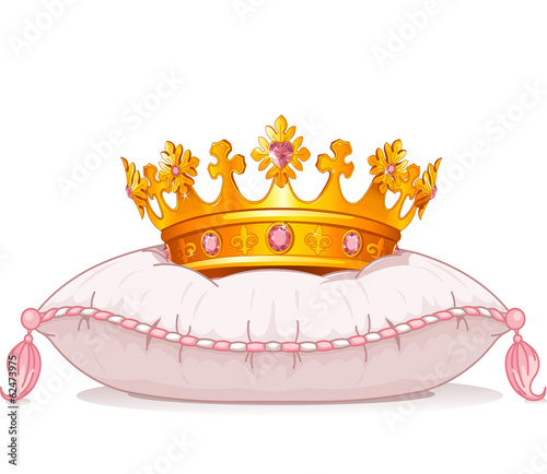 Fototapeta Crown on the pillow