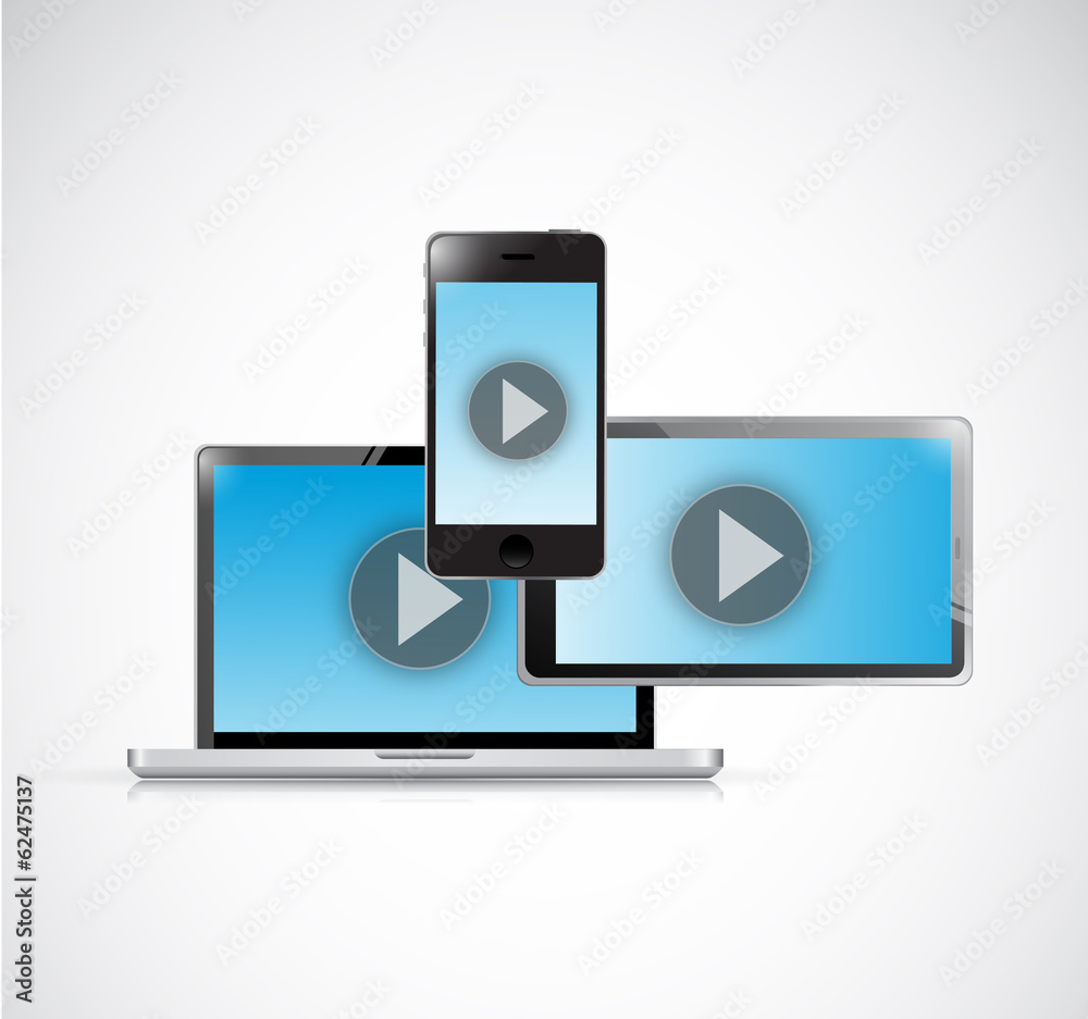 technology video electronics. illustration design technology video electronics. illustration design