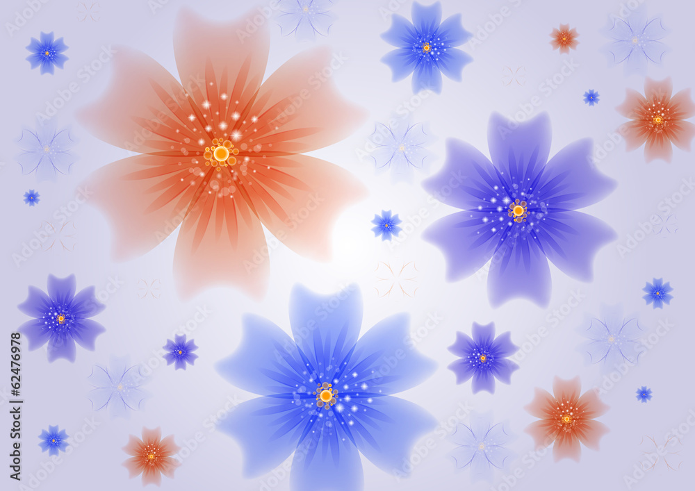 Abstract floral background Abstract floral background