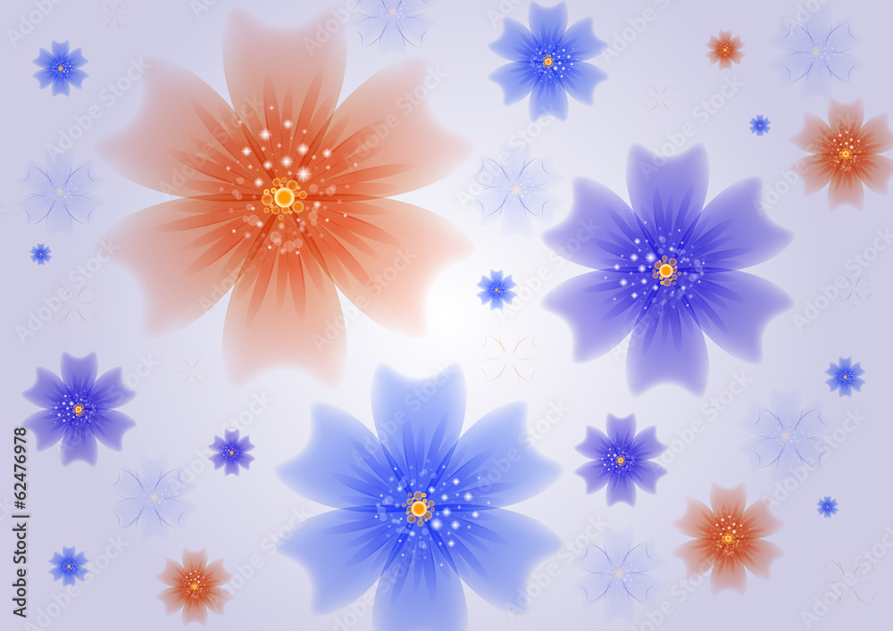 Abstract floral background