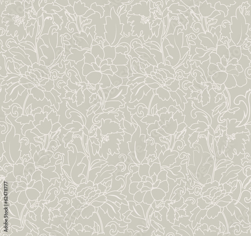 Floral abstract background; seamless