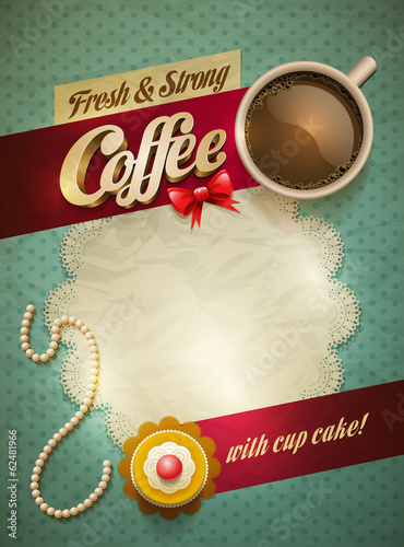 Coffee & cake poster