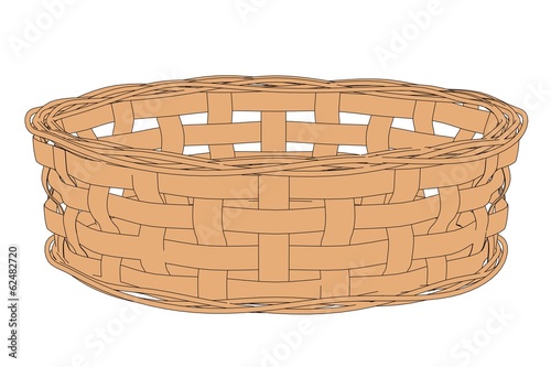 cartoon image of fruit basket