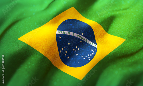 shiny flag of Brazil #62483537