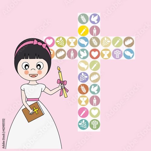 Girl First Communion