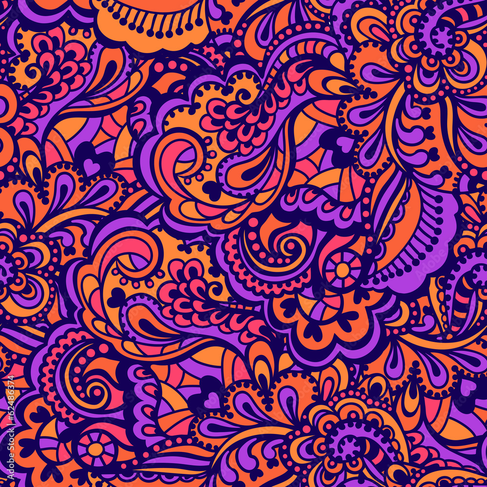 Seamless abstract hand-drawn pattern Seamless abstract hand-drawn pattern