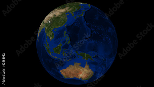 Fototapeta Naklejka Na Ścianę i Meble -  Oceania - Day - Black