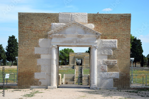 Fotografie Entrance to an ancient amphitheater