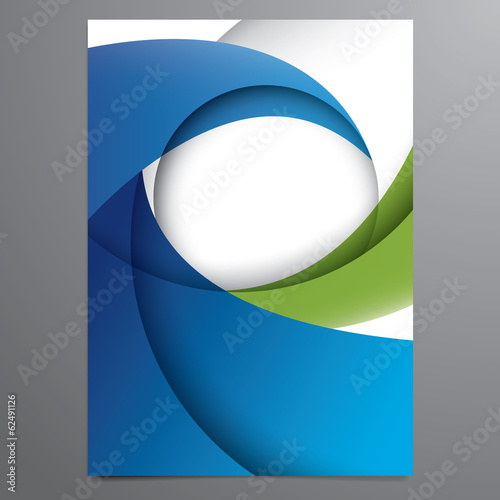 vector business flyer, brochure template