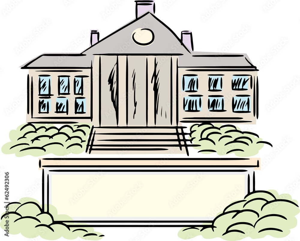 Fototapeta premium Small Office Building