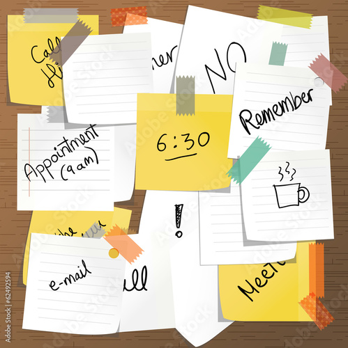Sticks note paper