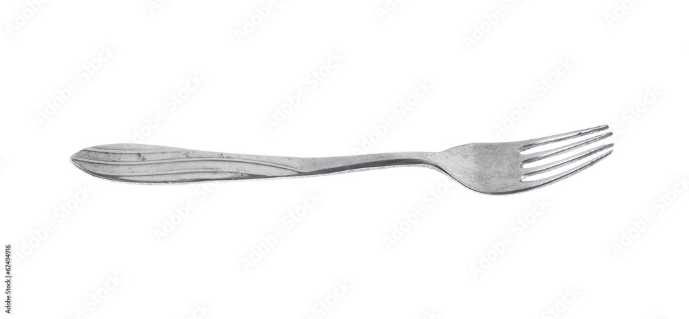 Fork isolated on white.