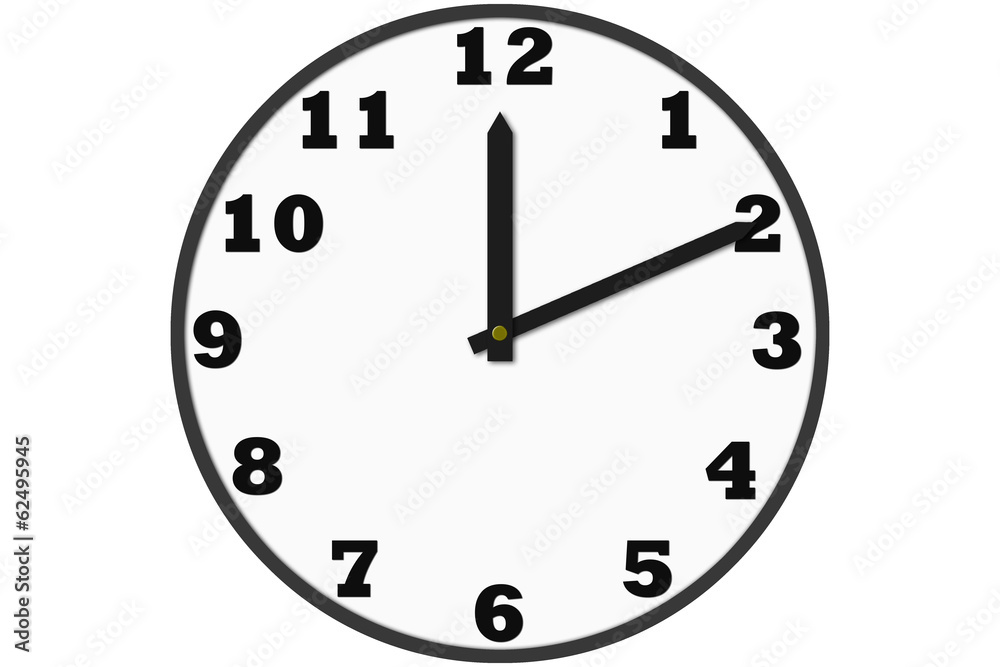 Modern analog clocks made in simple design Modern analog clocks made in simple design