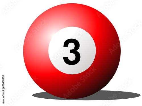 Snooker ball three