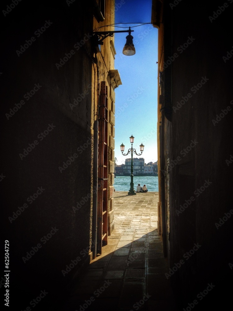 Obraz premium Venice, typical street