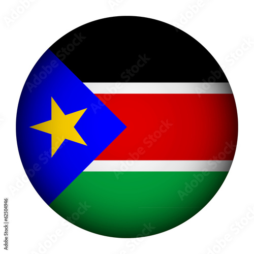 Free Download South Sudan flag button. - GFXLoad