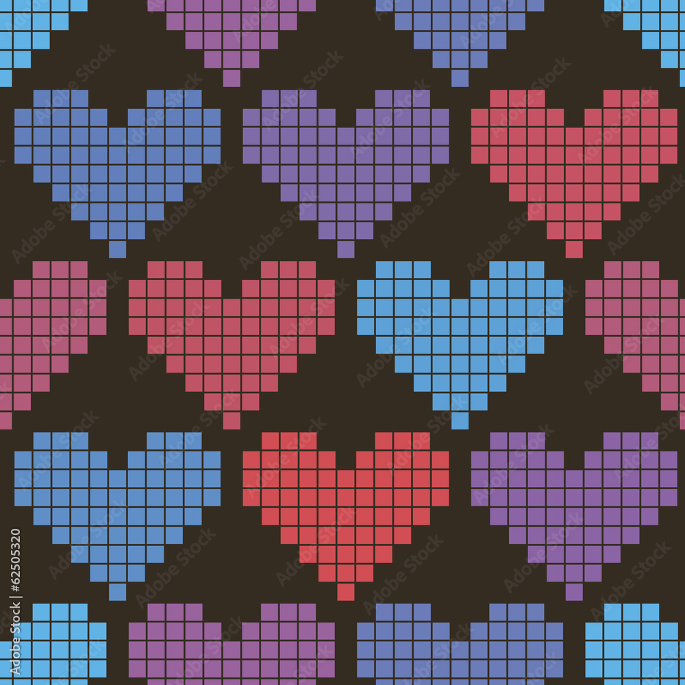 vector background, seamless pattern with harts, geometric design vector background, seamless pattern with harts, geometric design