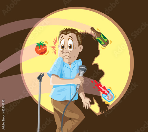 Dying comedian