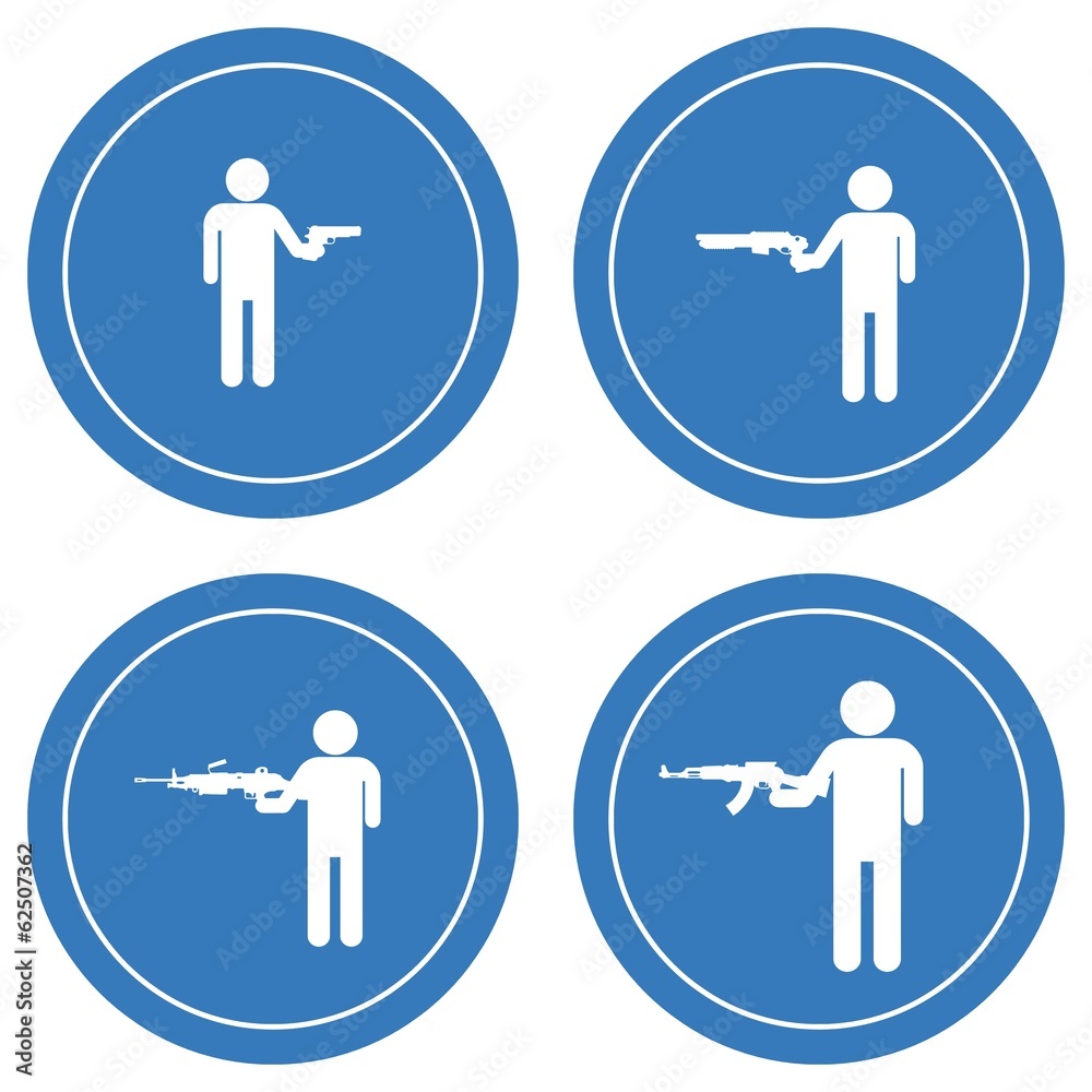 Gangsters en 4 panneaux Gangsters en 4 panneaux