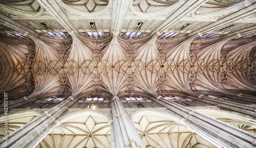 roof of canterbury cathedral photo