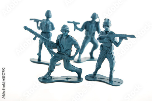 Blue Toy army toy soldiers