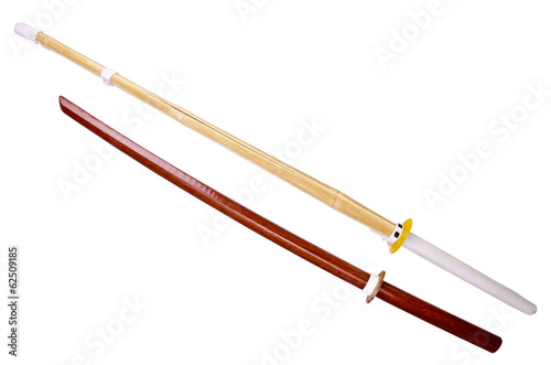 Wooden training swords