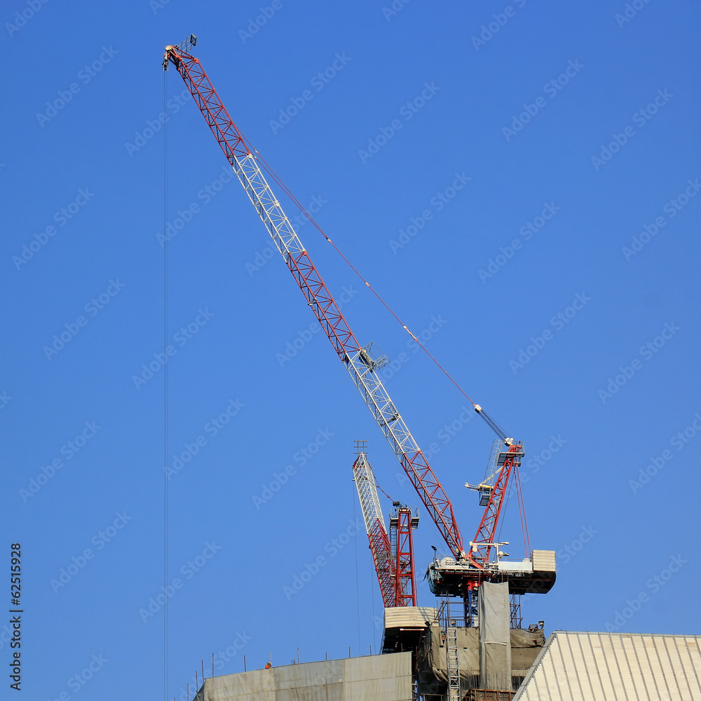 working crane