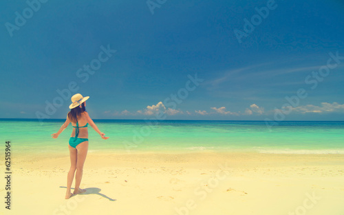 girl in beach