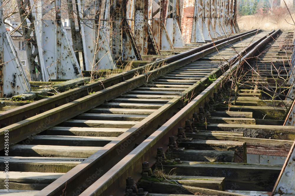 Fototapeta premium Stary tor kolejowy