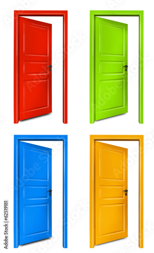 Bunte Türen